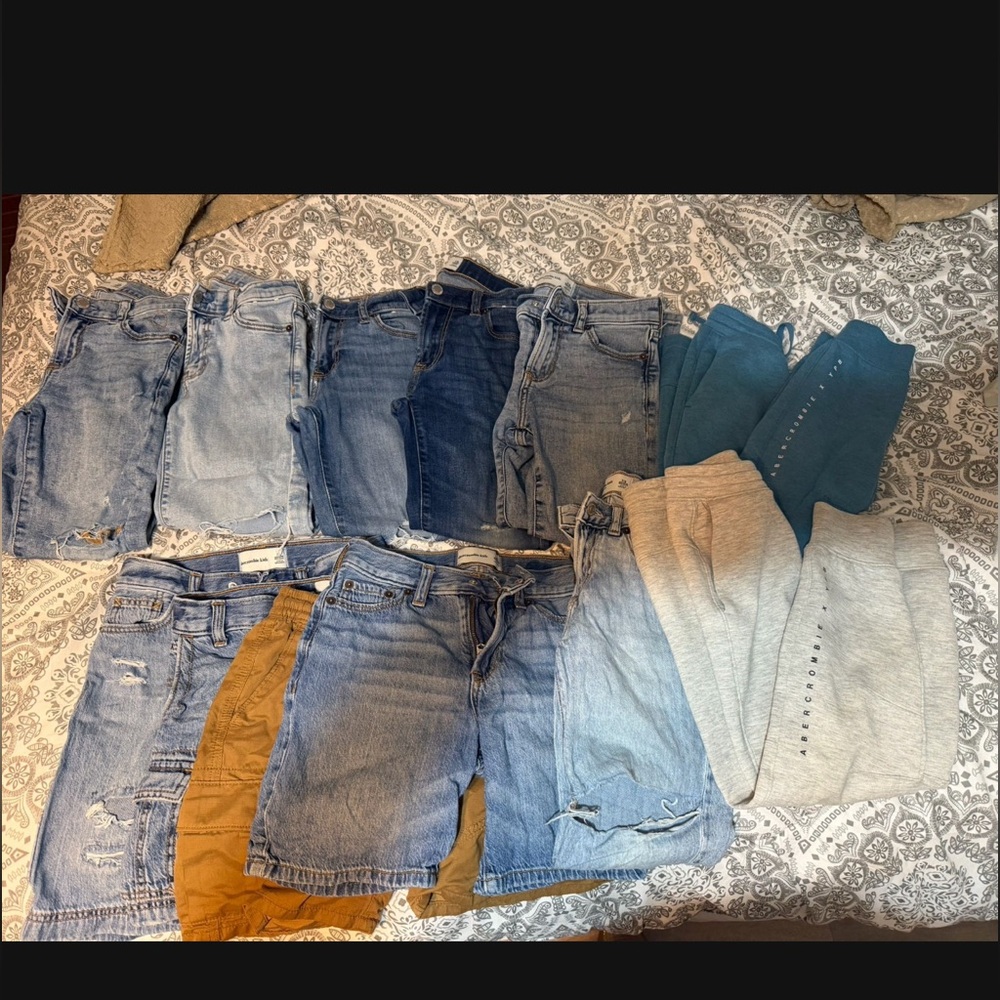 Abercrombie boys size 7/8 Shorts/jeans bundle